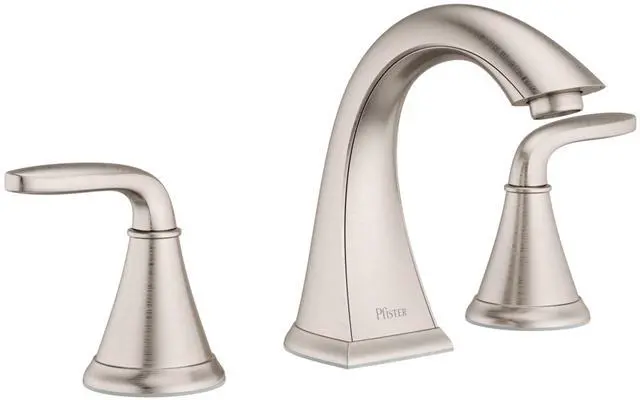 Main image of LG49-WF0K, 2-Handle 8" Widespread Bathroom Faucet, Brushed Nickel