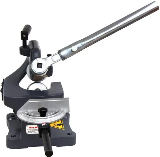 Main image of Throatless Sheet Metal Shear, 16-Gauge Manual Bench Cutter MMS-3 for Steel Plate, Fabrication and Hobby Workshops