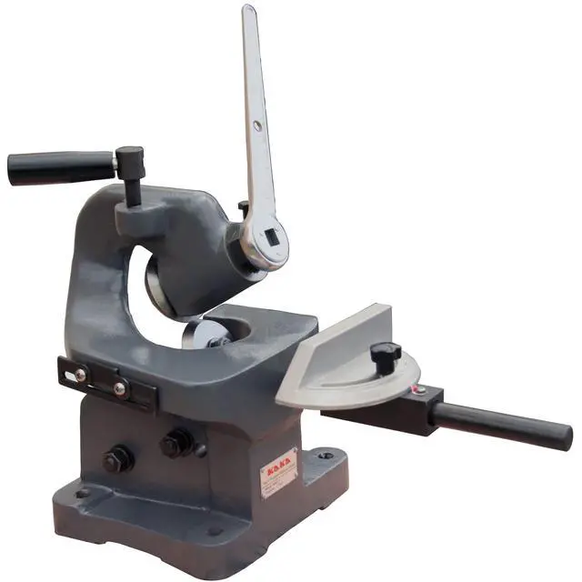 Alt view image 2 of 6 - Throatless Sheet Metal Shear, 16-Gauge Manual Bench Cutter MMS-3 for Steel Plate, Fabrication and Hobby Workshops