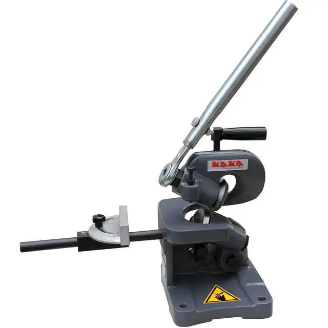 Alt view image 3 of 6 - Throatless Sheet Metal Shear, 16-Gauge Manual Bench Cutter MMS-3 for Steel Plate, Fabrication and Hobby Workshops