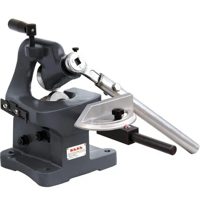 Alt view image 4 of 6 - Throatless Sheet Metal Shear, 16-Gauge Manual Bench Cutter MMS-3 for Steel Plate, Fabrication and Hobby Workshops