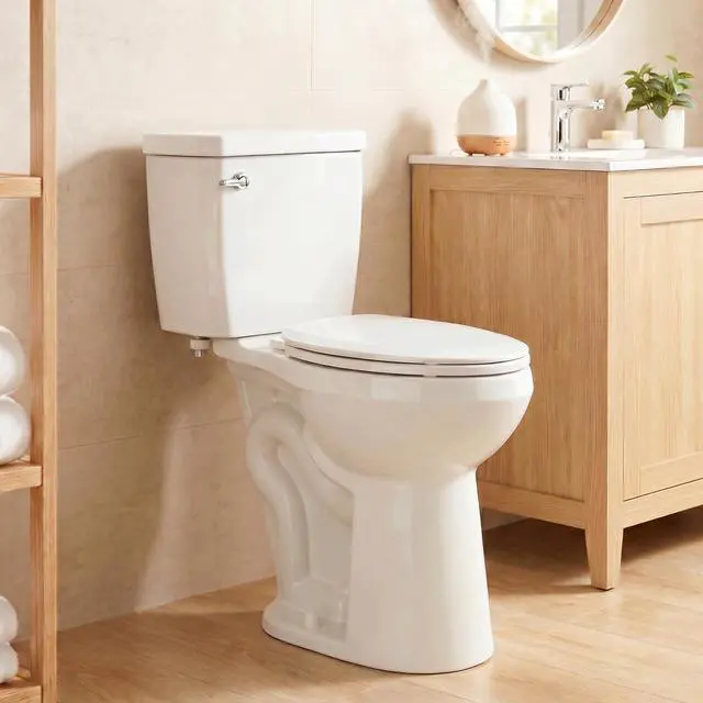 Main image of 21" Two-Piece Elongated Toilet for Tall People, Extra Tall Comfort Height Toilet with 12" Rough-In, 1.28 GPF Water Saving, Soft Close Seat for Seniors & Pregnant women