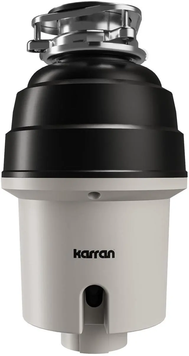 Main image of 3/4 HP Quiet Garbage Disposal with Power Cord Powerful Continuous Feed Food Waste Disposer, Stainless Steel Grinding System, Compact Easy Install Design with Dishwasher Connector, Septic Safe
