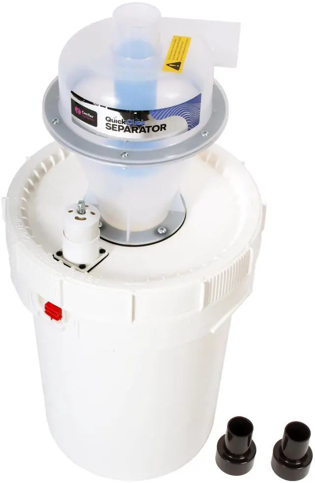 Main image of Assembled Quick Click Dust Separator with 12 Gallon Locking Collection Bin and Air Relief