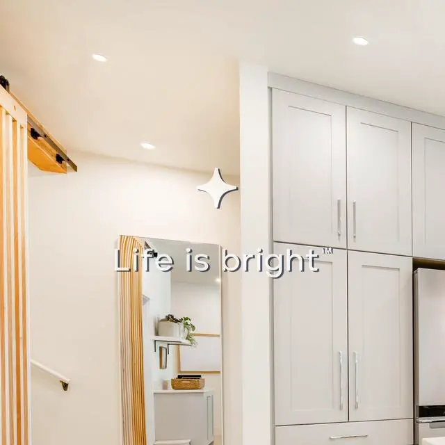 Alt view image 6 of 6 - 4 Inch LED Recessed Light, ECO Backlit Mini Panel Spotlight, 5CCT 2700K-5000K, 1000 Lumens, High Output, 11 Watts, Dimmable, IC Rated, Wet Rated, ETL Listed, Energy Star, Round (16 Pack)