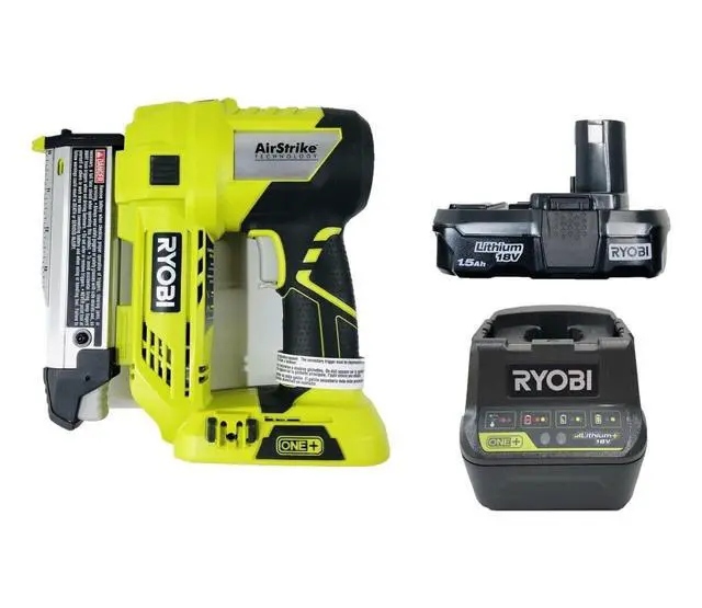 Main image of 18-Volt Air Strike 23 Gauge 1-3/8" Cordless Headless Pin Nailer P318, Battery and Charger Combo Kit (Bulk Packaged)