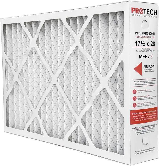 Alt view image 2 of 6 - (2) Pack - PROTECH Rheem/Ruud PD540041 17-1/2" X 28" X 5" MERV8 Media Filter