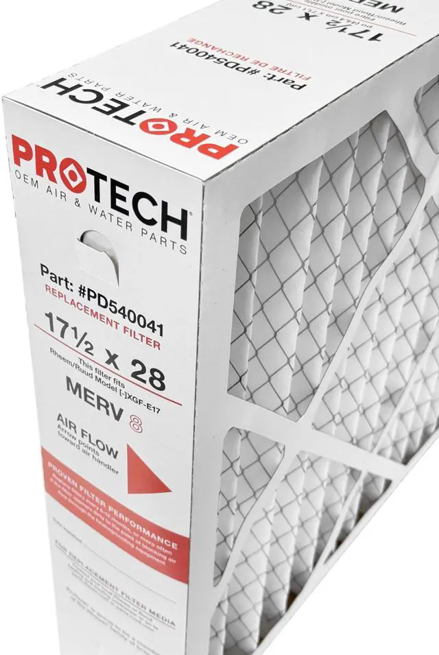 Alt view image 4 of 6 - (2) Pack - PROTECH Rheem/Ruud PD540041 17-1/2" X 28" X 5" MERV8 Media Filter