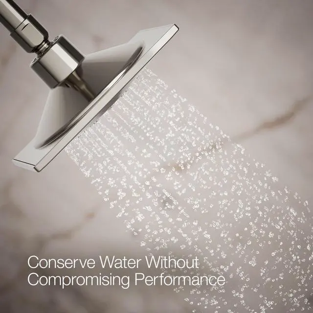 Alt view image 4 of 6 - 45215-G-SN Loure® Single-function showerhead, 1.75 gpm, Vibrant Polished Nickel