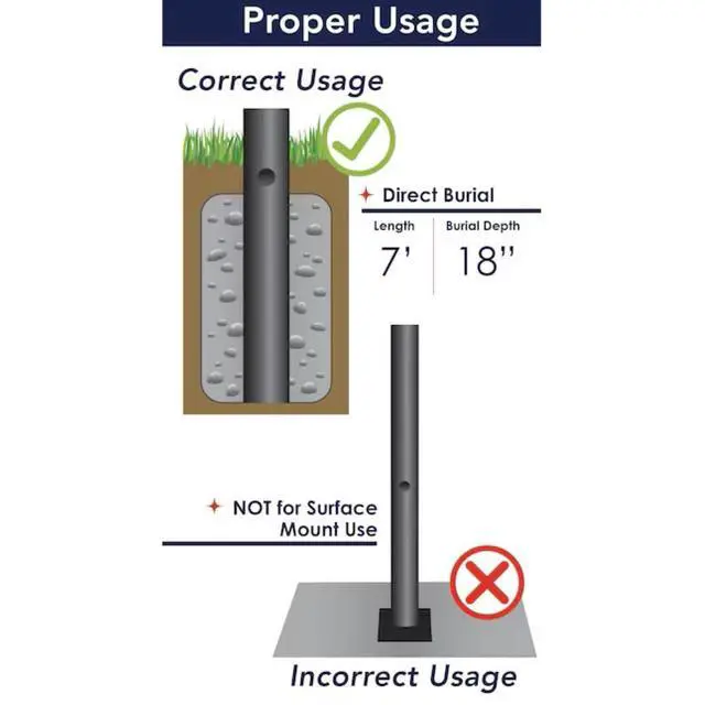 Alt view image 5 of 6 - 7-Foot Direct Burial Lamp Post Outdoor Aluminum Light Pole with Decorative Cross Arm Fits Standard 3" Post Top Fixtures Black, Bronze, or White Made in USA (Bronze, Set of 2)