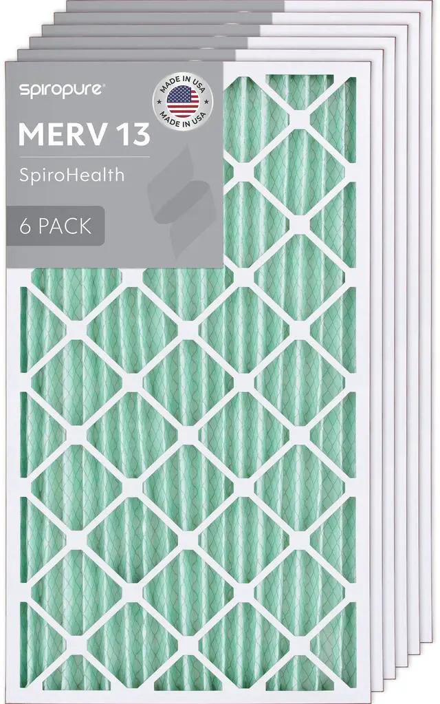 Main image of 20x35x2 MERV 13 Pleated Filter Air Filters - Made in USA (6 Pack)