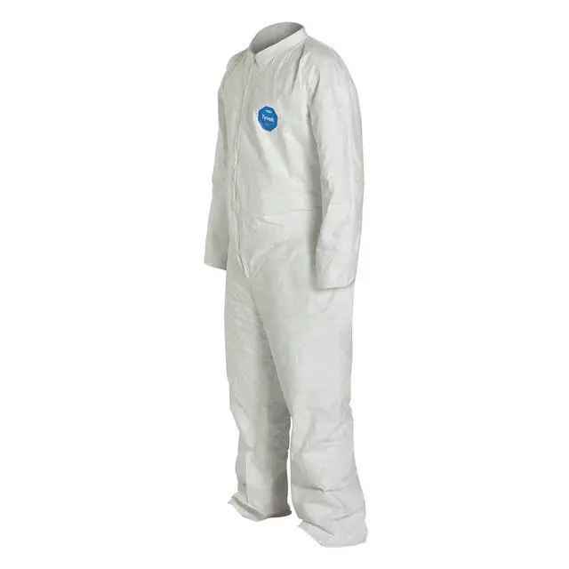 Alt view image 3 of 3 - Tyvek 400 Disposable Protective Coverall With Open Wrists And Ankle, White, X-Large, 25-Pack