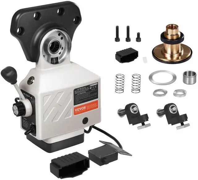 Main image of [ { "text": "Vevor Power Feed X-Axis 150Lbs Torque,Power Feed Milling Machine 0-200PRM, Power Table Feed Mill 110V,for Bridgeport and Similar Knee Type Milling Machines - ", "type": "text" }, { "cellP