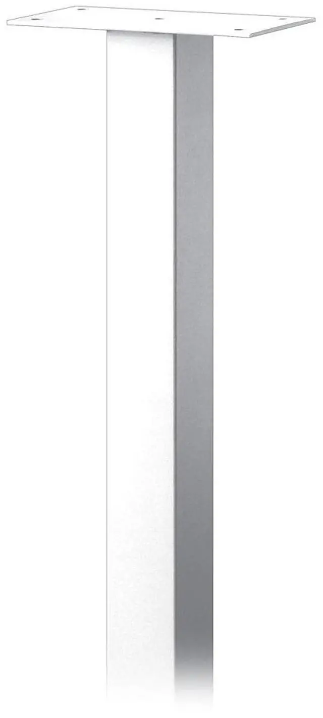 Main image of 4385WHT Standard Pedestal In-Ground Mounted for Roadside Mailbox, Mail Chest and Mail Package Drop, White