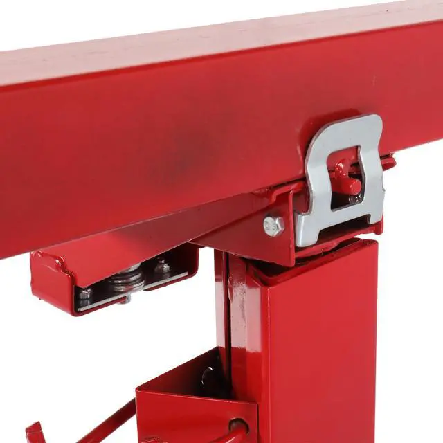 Alt view image 4 of 6 - 16FT Drywall Lift Plasterboard Sheetrock Hoist Lifter Carrier with Safety Lock, Red