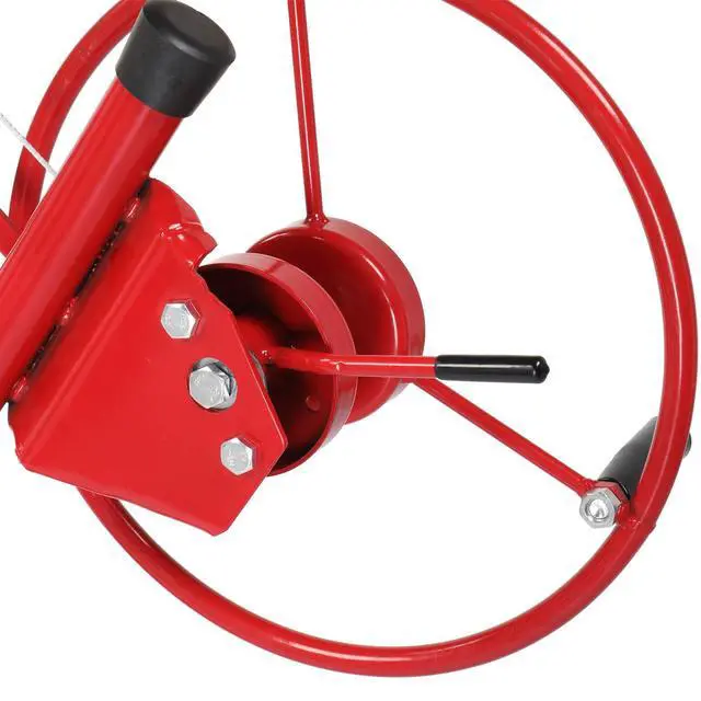Alt view image 5 of 6 - 16FT Drywall Lift Plasterboard Sheetrock Hoist Lifter Carrier with Safety Lock, Red