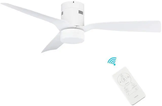 Main image of 52 Inch Smart Ceiling Fan with Lights and 10-speed DC Motor, Works with Remote Control/Alexa/Google Home/Siri, Dimmable LED Light (52 Inch, Creamy White)