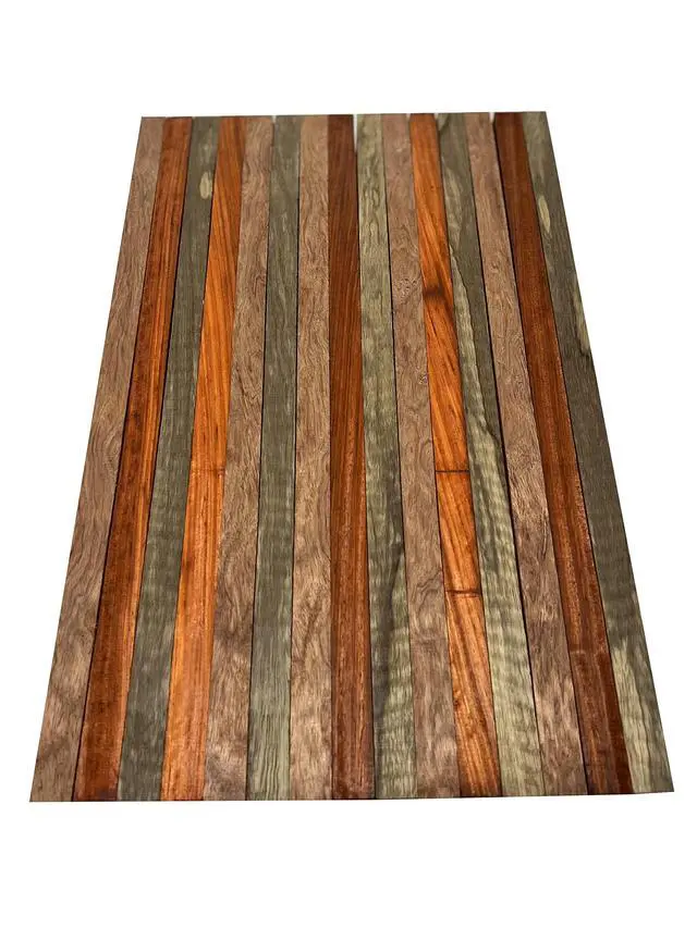 Alt view image 3 of 3 - Variety Pack of 15 Cutting Board Blocks of Sapele, Black Limba, Padauk | ¾ x 2 inches (3/4" x 2" x 42", Sapele| Black Limba | Padauk)