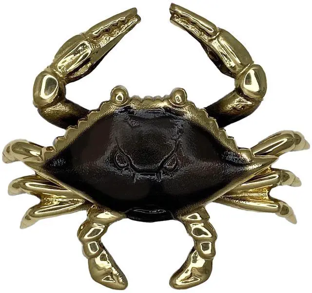 Main image of Crab Door Knocker - Brass (Premium Size)