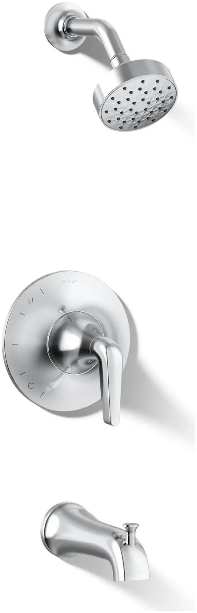 Main image of K-TS22026-4-CP - Tub and Shower Faucet