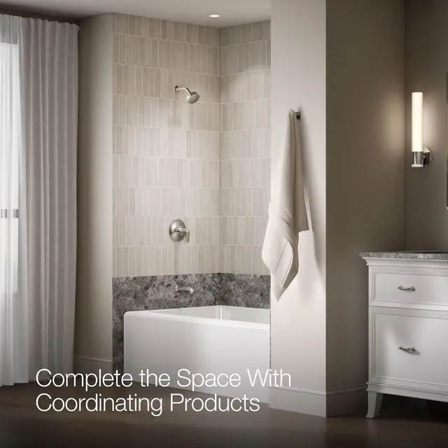 Alt view image 2 of 6 - K-TS22026-4-CP - Tub and Shower Faucet