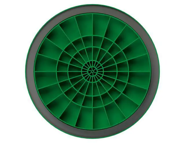 Alt view image 2 of 5 - Septic Tank Cover - Fits 23.5" to 24" ID Corrugated Pipe