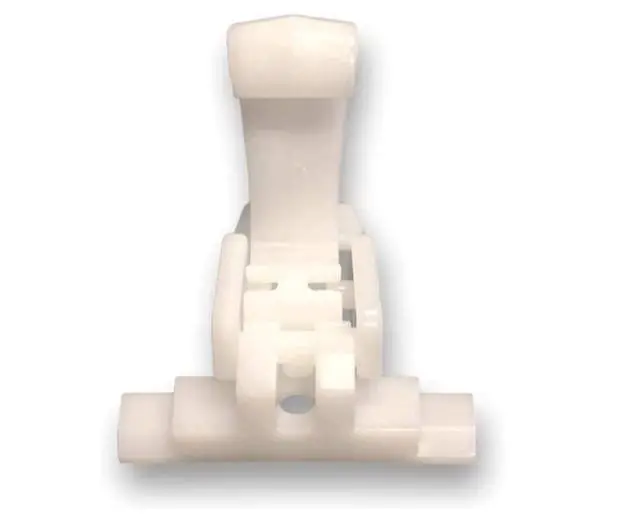 Alt view image 5 of 5 - Vaportight/Vaporproof Covers Latches | White Clips | Made in USA (200 Pieces)