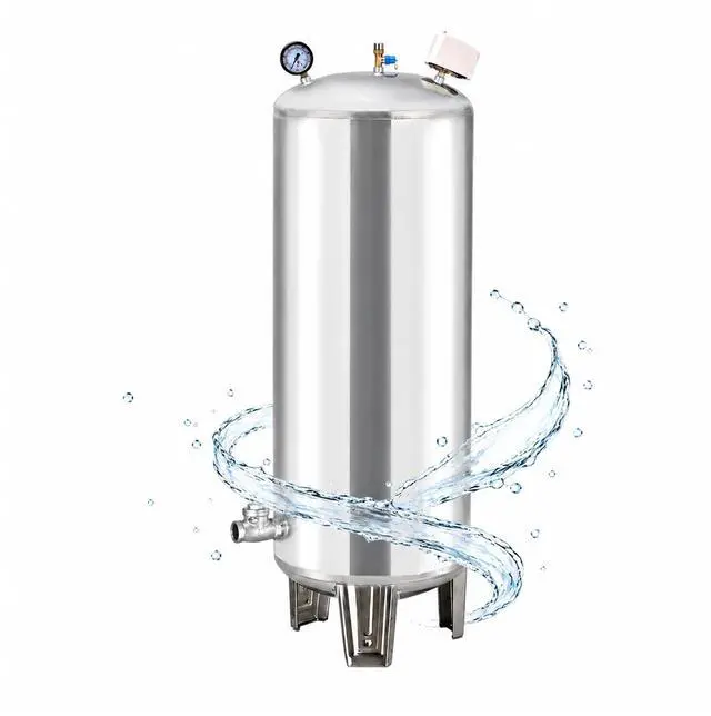 Main image of 100L/26.4Gal Fully Automatic Well Pressure Tank,Stainless Steel Water System Pressure Tank,Stainless Steel Water Pressures Tanks W/Mounting Kit for Well Pump/Waters System,Agricultural,Residential