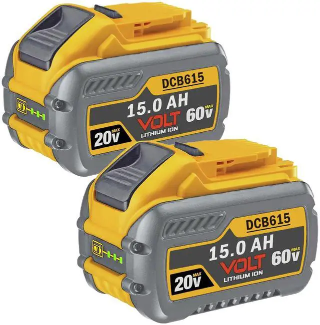 Main image of 60V MAX 15000mAh Replace for Dewalt Batteries DCB609 DCB612 DCB615 Compatible with Original 20V/60V Power Tools and Chargers