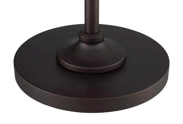 Alt view image 4 of 6 - Kayne Industrial Rustic Downbridge Floor Lamp with USB Charging Port 61" Tall Satin Bronze Dome Metal Shade Adjustable Head for Living Room Reading House Bedroom Home Office