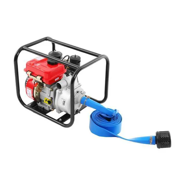 Alt view image 6 of 6 - 4 Stroke Diesel Engine Water Pump, 3HP 2-inch Diesel Powered Trash Water Transfer Pump, 3600 RPM Horizontal Air Cooling Single-cylinder High Pressure Irrigation Water Pump for Irrigation Pool