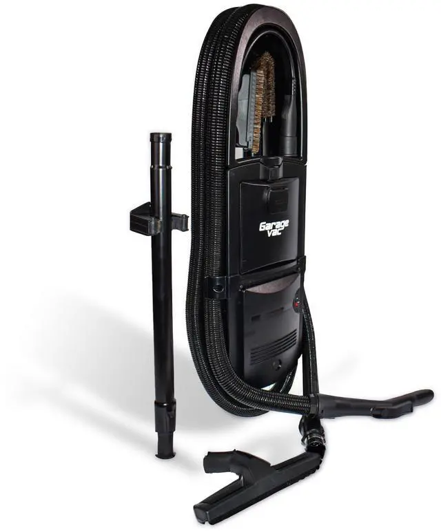 Main image of Wall Mounted Garage Vacuum System InterVac GarageVac Built-in Central Vacuum for Workshop, RV, Boat, Utility Room, Compact Wall Mount Cleaner, Made in USA