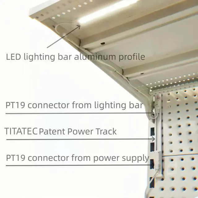 Alt view image 2 of 6 - Retail Gondola Light Kit, 6000K Pure White Magnetic Mount with 24V Driver & Power Track for Retail, Supermarket, Liquor & Gas Station Shelves, 40 Inch, 8 Pack