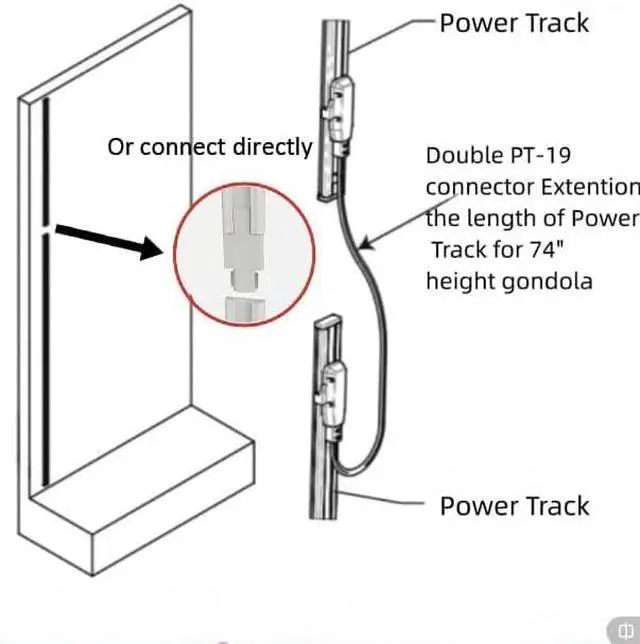 Alt view image 5 of 6 - Retail Gondola Light Kit, 6000K Pure White Magnetic Mount with 24V Driver & Power Track for Retail, Supermarket, Liquor & Gas Station Shelves, 40 Inch, 8 Pack