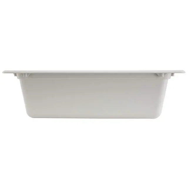 Alt view image 2 of 6 - RV Composite Sink | 25inches x 19inches | Single Basin RV Sink | Black Granite or White Color Options (White)