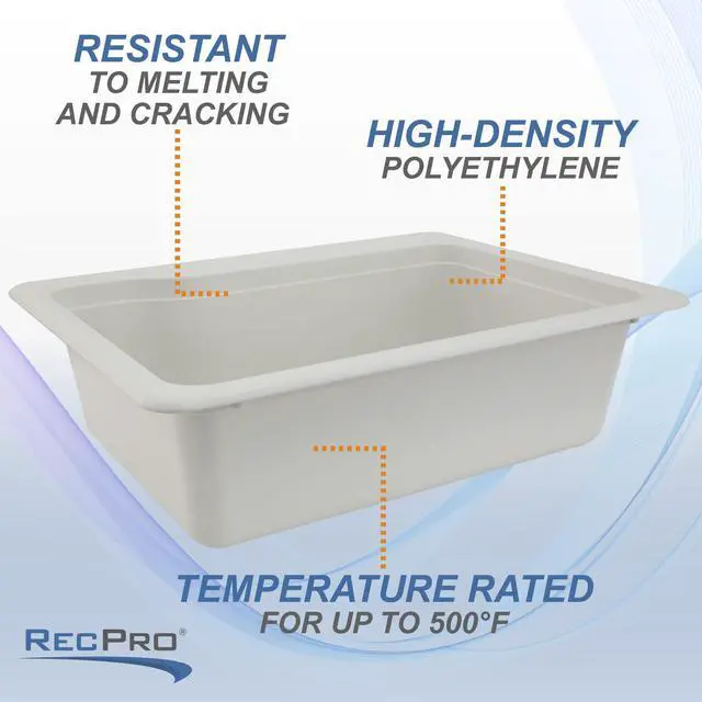 Alt view image 4 of 6 - RV Composite Sink | 25inches x 19inches | Single Basin RV Sink | Black Granite or White Color Options (White)