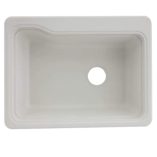 Alt view image 5 of 6 - RV Composite Sink | 25inches x 19inches | Single Basin RV Sink | Black Granite or White Color Options (White)