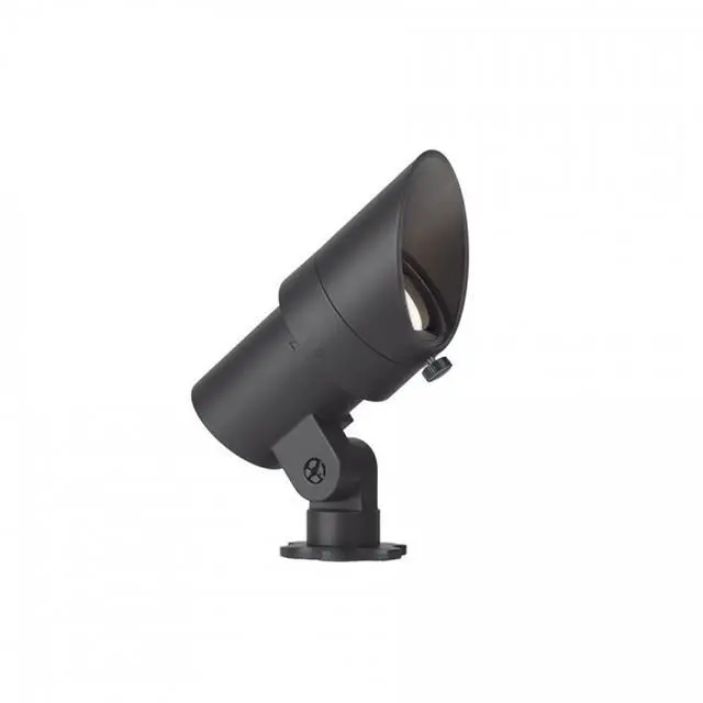Main image of WAC Landscape Lighting, LED 12V Small Size Accent Light with Adjustable Beam Angle and Integral Brightness Control 50-420 Lumens 2700K Warm Built-in LED in Black