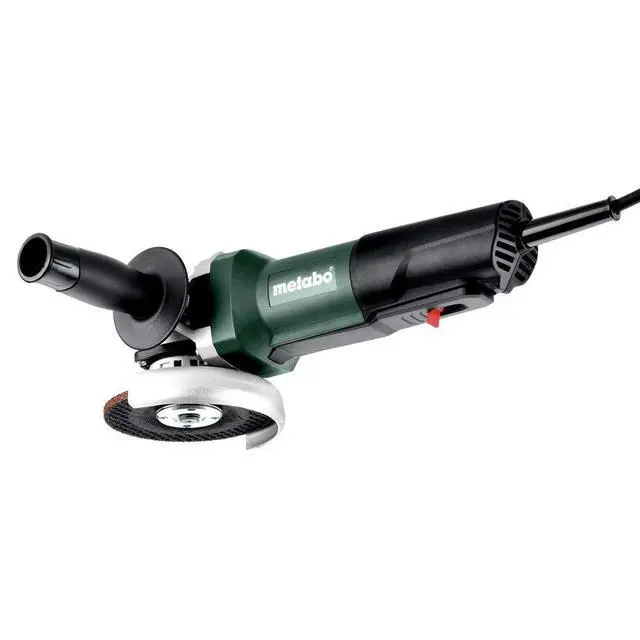 Alt view image 2 of 4 - Metabo 4-1/2-Inch / 5-Inch Angle Grinder, 12,000 RPM, 11 Amp, AC/DC, Paddle Switch, Tool-free Adjustable Guard, WP 1100-125, 603612420, Green