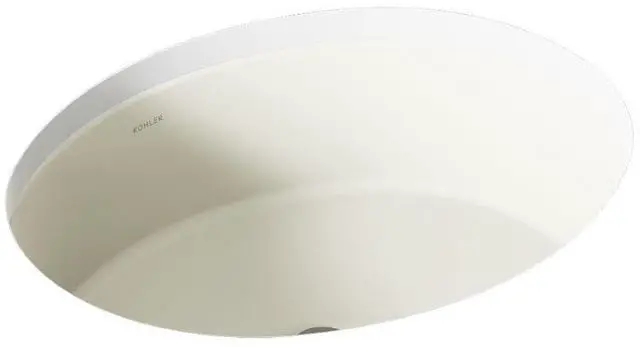 Main image of K-2881-96 1-Bowl Undermount Bathroom Sink w/Overflow Biscuit