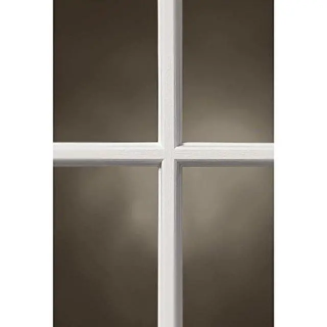 Alt view image 3 of 6 - Clear Low-E Door Glass - 5 Light External Grille - 9" x 66" Frame Kit