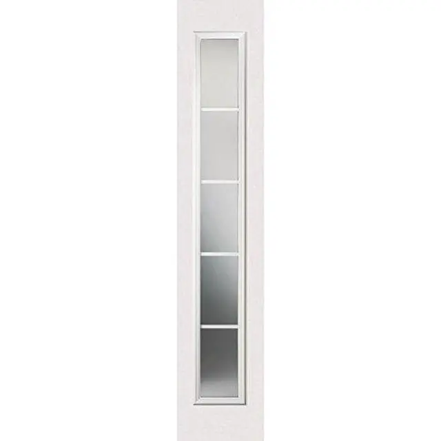 Alt view image 5 of 6 - Clear Low-E Door Glass - 5 Light External Grille - 9" x 66" Frame Kit