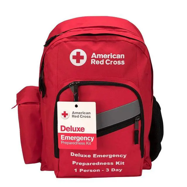 Alt view image 6 of 6 - Officially Licensed Product | 3-Day Emergency Preparedness Deluxe Backpack | 72 Hour Survival Supplies for 1 Person | Water, Phone Charger, Blanket, Food