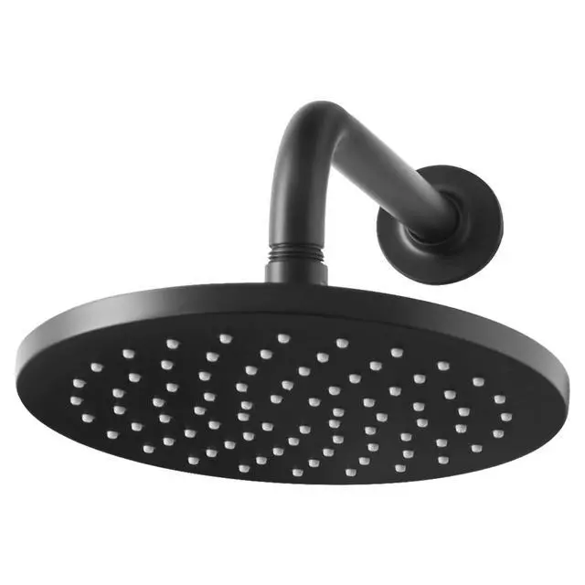 Alt view image 4 of 5 - 1660528.243 Studio S 1-Spray 8 in. Single Wall Mount Fixed Shower Head, Matte Black