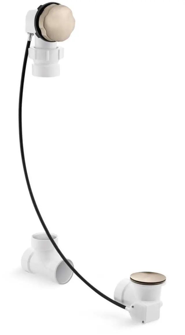 Main image of K-7214-BV Clearflo 1 1/2" Bath Cable Drain, Vibrant Brushed Bronze