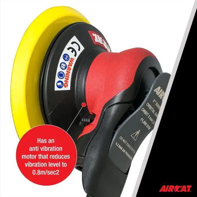 Alt view image 4 of 6 - Pneumatic Tools 6700-5-336: Non Vac Orbital Palm Sander 11,000 RPM