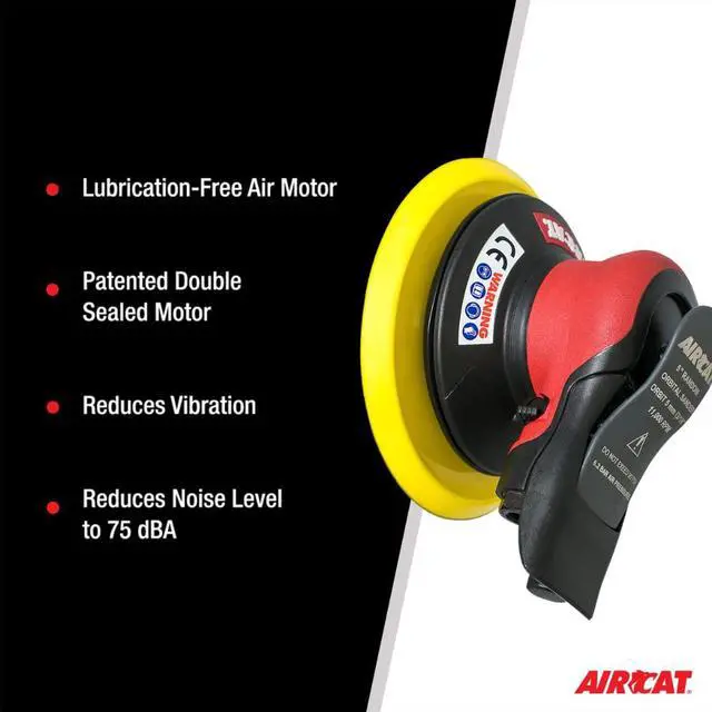 Alt view image 5 of 6 - Pneumatic Tools 6700-5-336: Non Vac Orbital Palm Sander 11,000 RPM