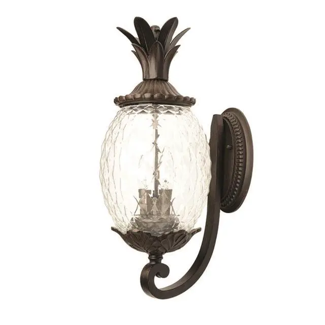Main image of Acclaim 7501BC Lanai Collection 2-Light Wall Mount Outdoor Light Fixture, Black Coral