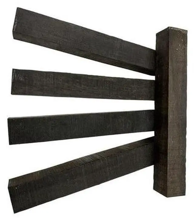 Main image of Combo Pack of 500 Gaboon Ebony Pen Blanks | 5/8" x 5/8" x 4"