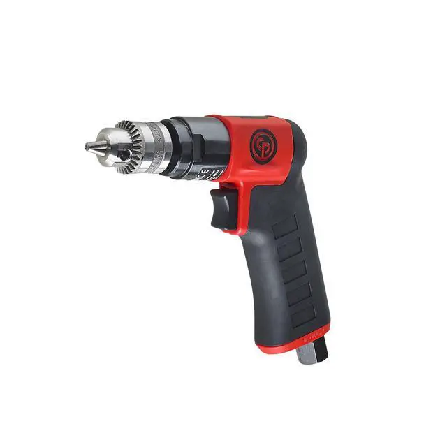 Alt view image 4 of 5 - CP7300C - Air Power Drill, 1/4 Inch (6.5 mm), Keyed Chuck, Pistol Handle, 0.31 HP / 230 W, Stall Torque 1.9 ft. lbf / 2.6 NM, 3300 RPM, Hand Drill, Power Tools & Home Improvement